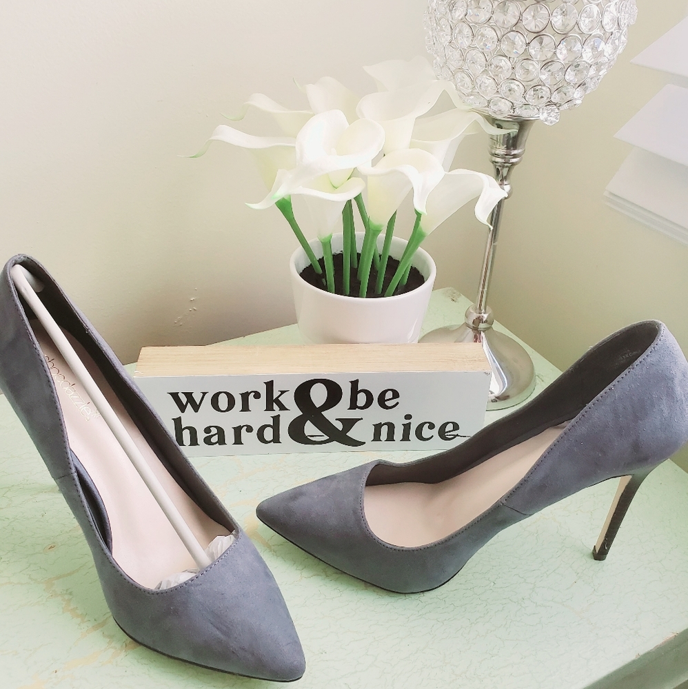 Powder Blue Pumps - Picture 2 of 3
